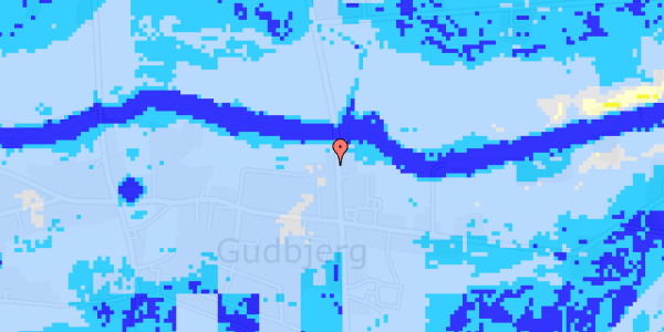 Ekstrem regn på Ørbækvej 285