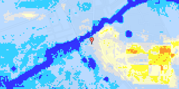 Ekstrem regn på Åparken 7