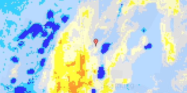 Ekstrem regn på Skamlingvejen 113