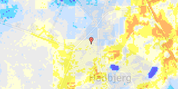 Ekstrem regn på Rudbjergvej 16