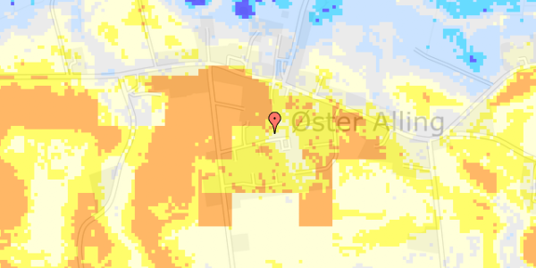 Ekstrem regn på Elmelundsvej 11