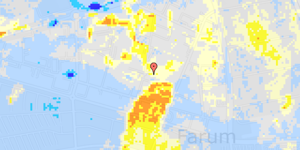 Ekstrem regn på Bygmarken 8