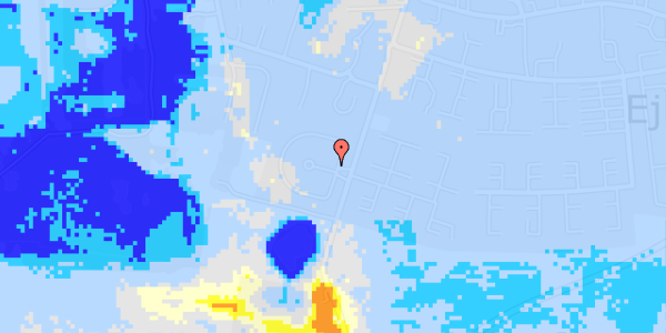 Ekstrem regn på Moseskrænten 27