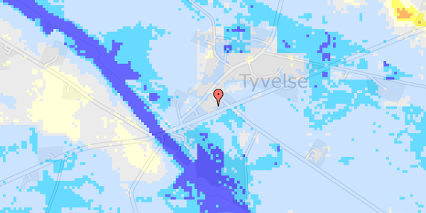 Ekstrem regn på Tyvelsevej 51