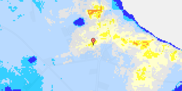 Ekstrem regn på Højen 14