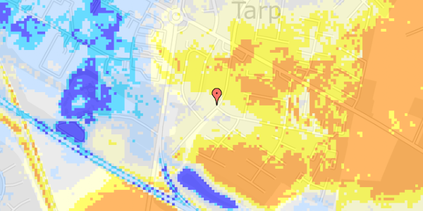 Ekstrem regn på Tarpgårdsvej 27