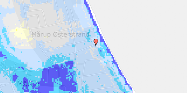 Ekstrem regn på Maarup Østerstrand 10A