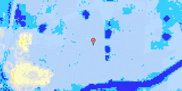 Ekstrem regn på Solbjerg Hedevej 93