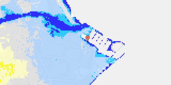 Ekstrem regn på Havnepromenaden 12