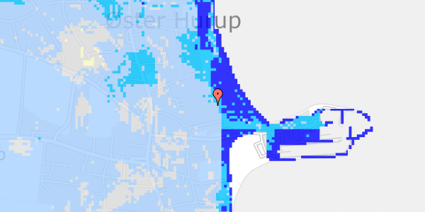 Ekstrem regn på Stranden 71