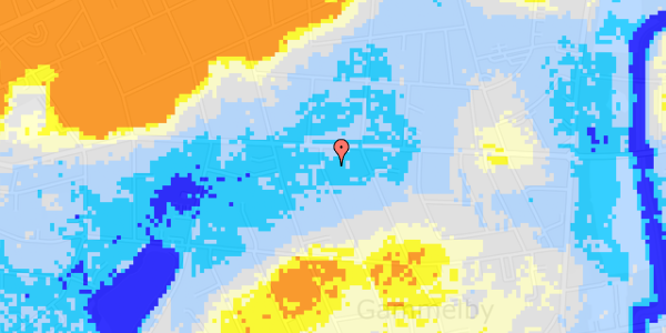 Ekstrem regn på Baggesens Alle 123H