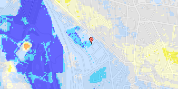 Ekstrem regn på Emil Møllers Gade 59E, st. mf