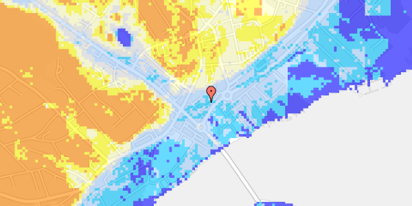 Ekstrem regn på Krügersgade 7, st. 