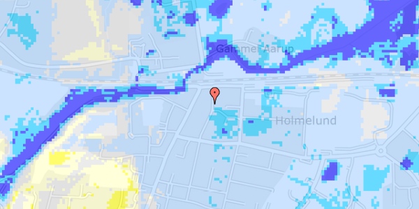 Ekstrem regn på Cederfeldsgade 2, 1. 9