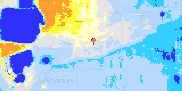 Ekstrem regn på Stjerslevvej 14X