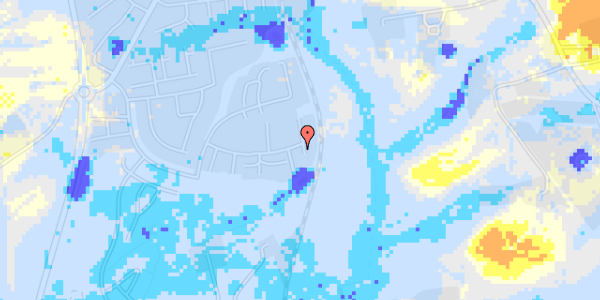 Ekstrem regn på Krekærtoften 102