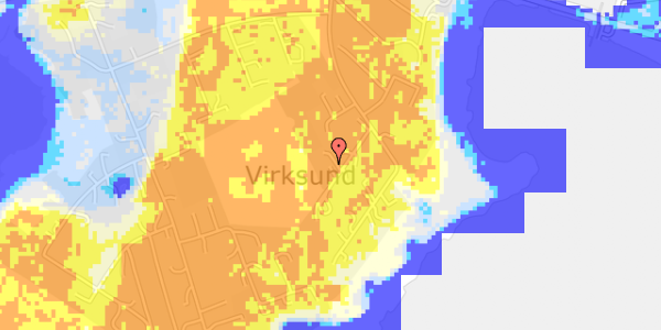 Ekstrem regn på Livøvej 76