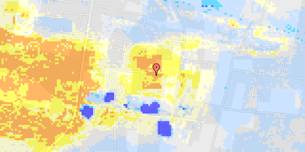 Ekstrem regn på Klitheden Syd 50