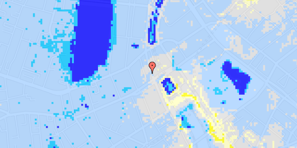 Ekstrem regn på Vester Farimagsgade 1, 3. 