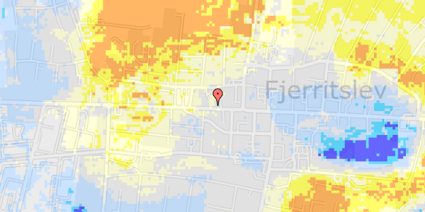 Ekstrem regn på Vestergade 20