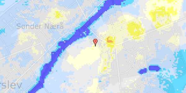 Ekstrem regn på Kirkevej 14A