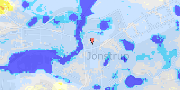 Ekstrem regn på Jonstrupvangvej 150B