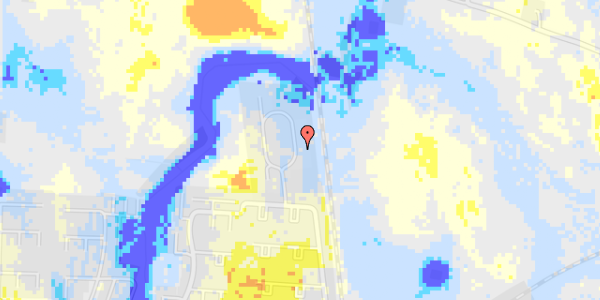 Ekstrem regn på Odinshaven 36