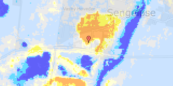 Ekstrem regn på Industribakken 1, st. 