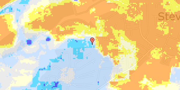 Ekstrem regn på Bymarksvej 14A