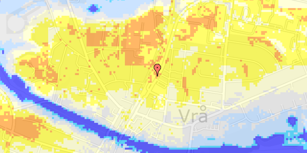 Ekstrem regn på Jernbanegade 11