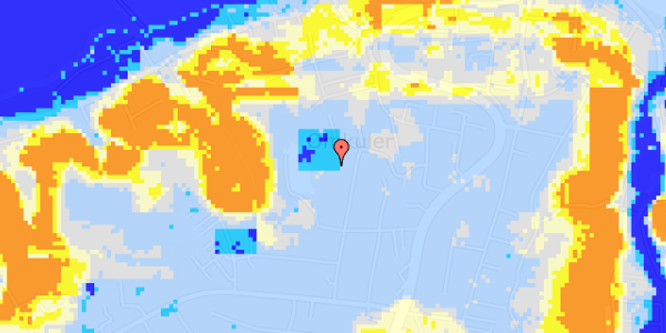 Ekstrem regn på Hf. Kongens Kær 14