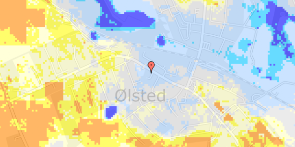 Ekstrem regn på Hovedgaden 53G