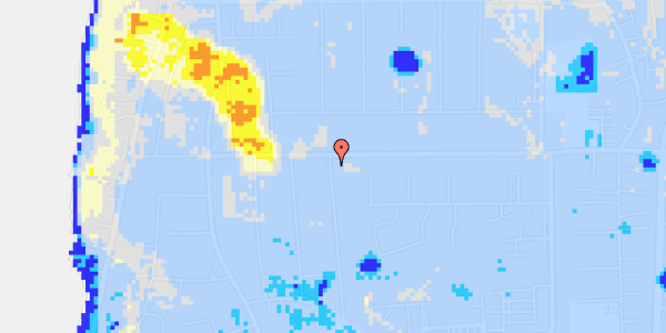 Ekstrem regn på Nyvang 1A