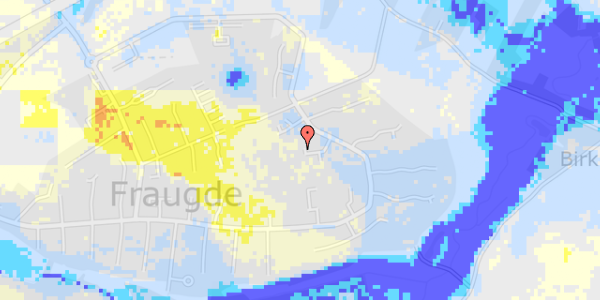 Ekstrem regn på Løvemunden 11