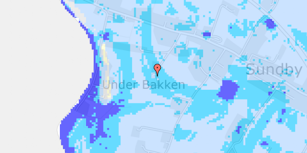 Ekstrem regn på Over Bakken 8