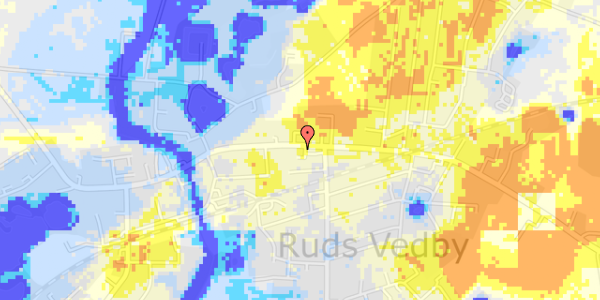 Ekstrem regn på Rudsgade 44A