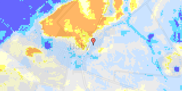 Ekstrem regn på Rougsøvej 274A