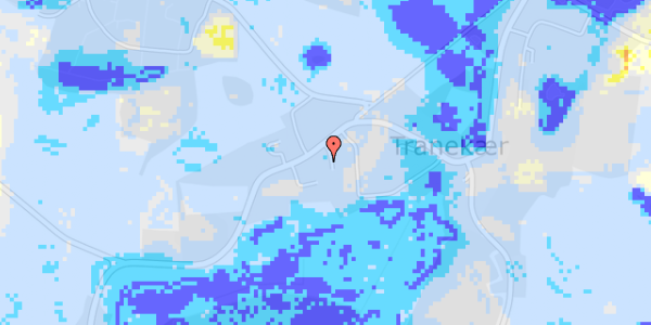 Ekstrem regn på Slotsgade 22B