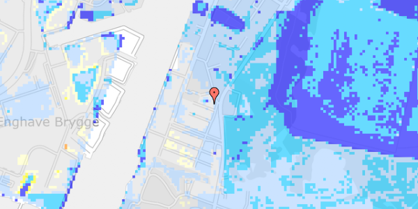 Ekstrem regn på Drechselsgade 18, 8. th