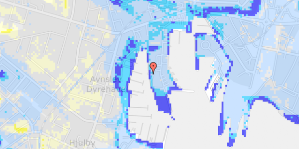 Ekstrem regn på Vesterhavnen 70C