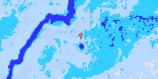 Ekstrem regn på Plovmarksvej 1