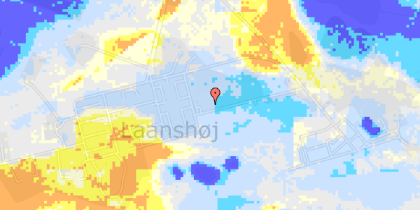 Ekstrem regn på Laanshøj Alle 33