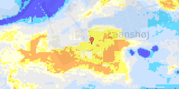 Ekstrem regn på Søndre Alle 4