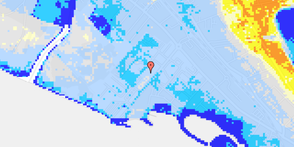 Ekstrem regn på Julius Posselts Vej 3A, 4. 2