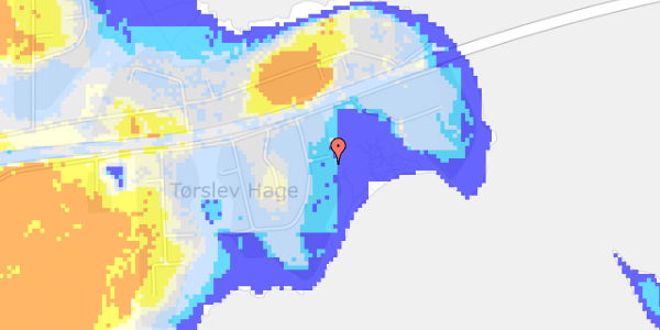 Ekstrem regn på Fælledvej 34