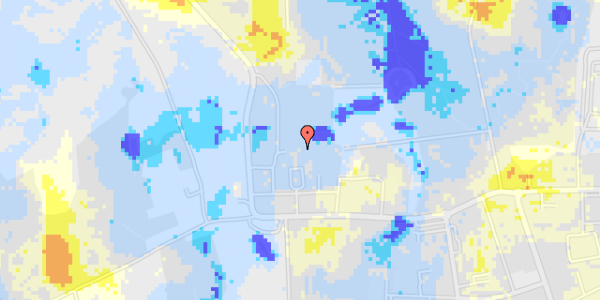 Ekstrem regn på Slotsgården 20, st. tv