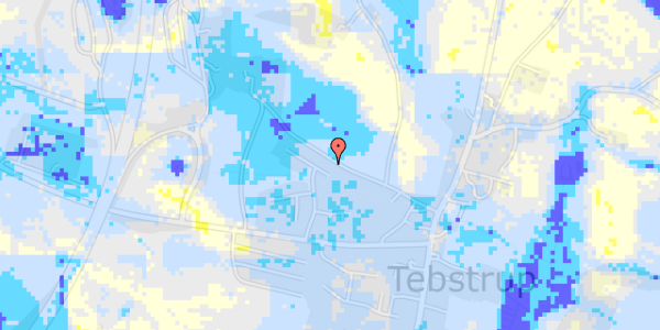 Ekstrem regn på Joh P Sørensens Vej 39