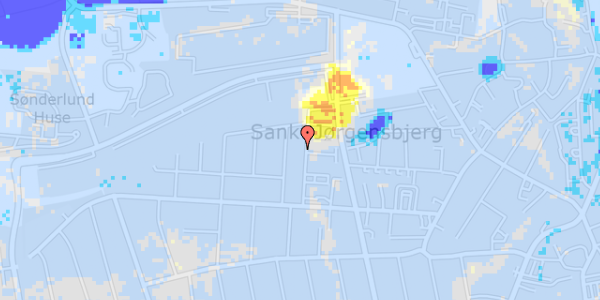 Ekstrem regn på Hf. Vestervang 18