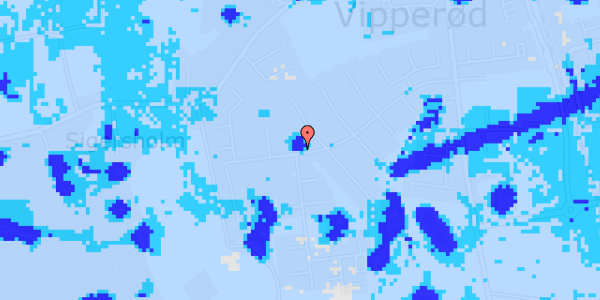 Ekstrem regn på Holmevej 28