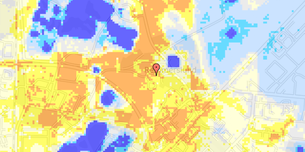 Ekstrem regn på Remmerslundvej 17A